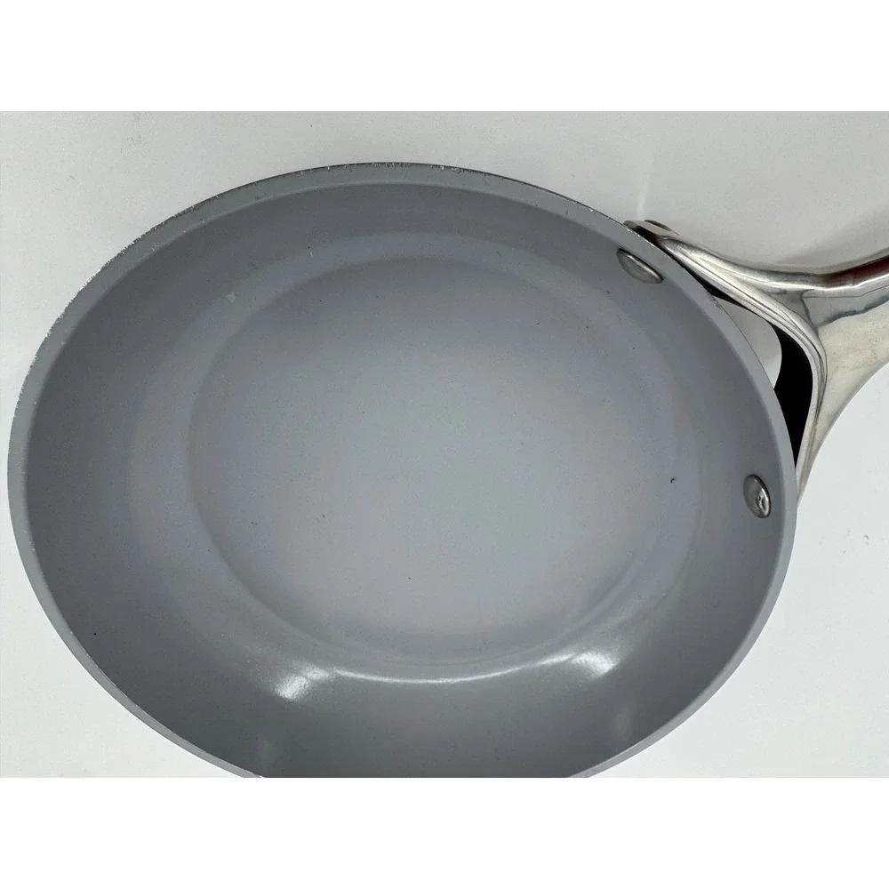 Caraway Ceramic Frying Pan 8 inch Navy Blue Non-Stick Skillet Stainless Handle
